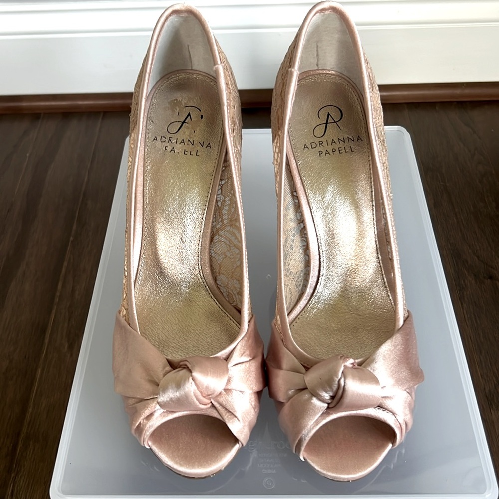 Adrianna Papell Francesca Peep Toe Heels - Picture 4 of 12